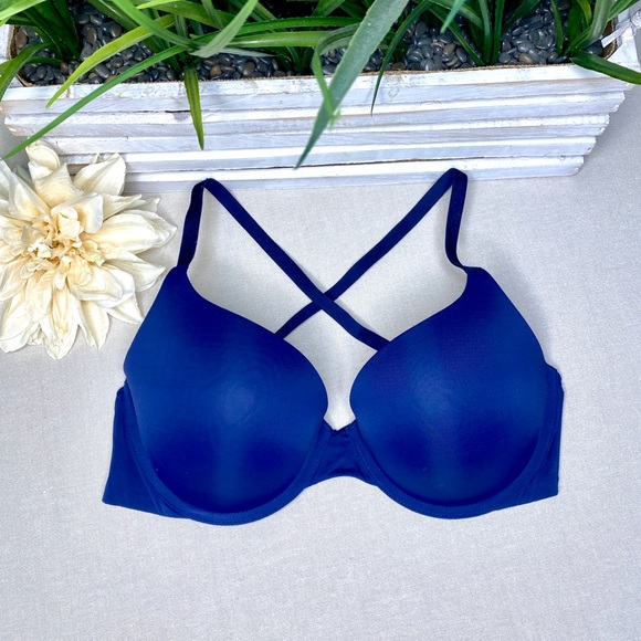 Victoria's Secret Other - Victoria Secret Navy Perfect Shape Push Up Bra